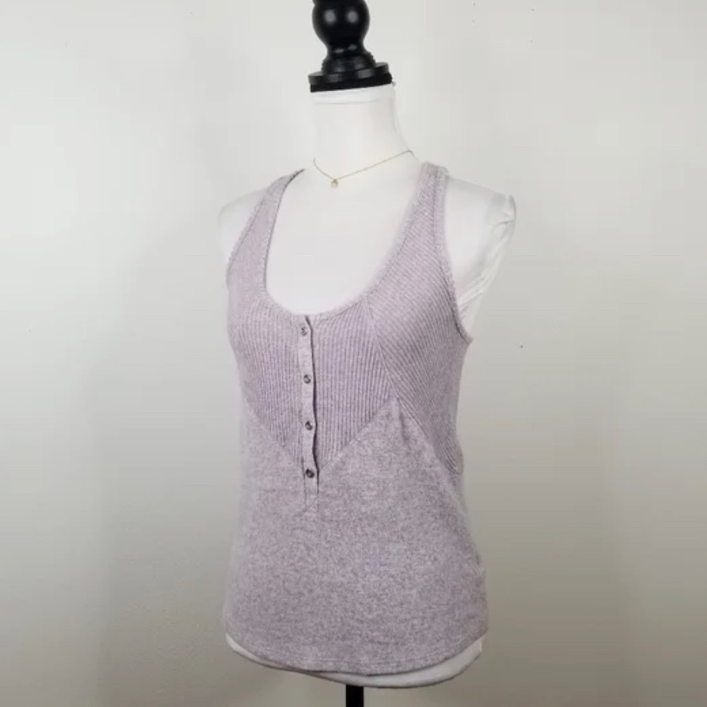 Anthropologie Saturday Sunday Lucie Lilac Tank Top